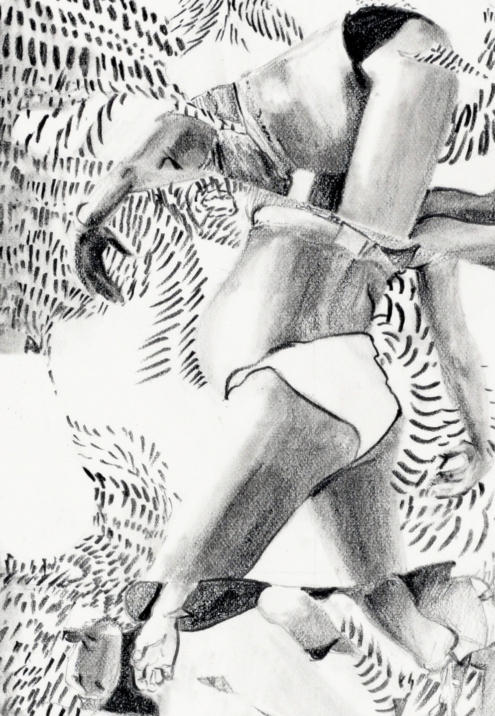 Fay Nicolson, Self and Other Portrait (4), detail