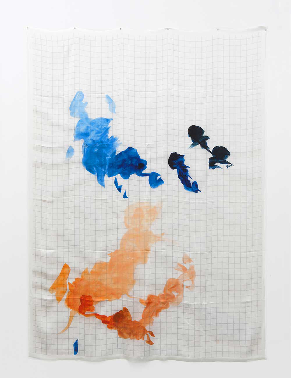 Fay Nicolson, At the moment we prefer cleverness to beauty (Peach/Blue)