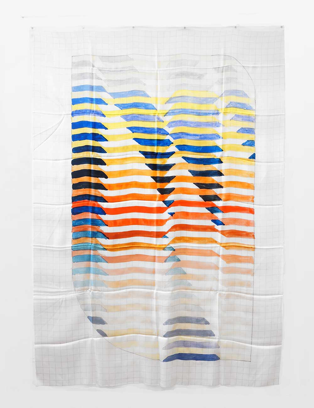 Fay Nicolson, We Exist! We have the Will! We are Producing! (Yellow/Blue)