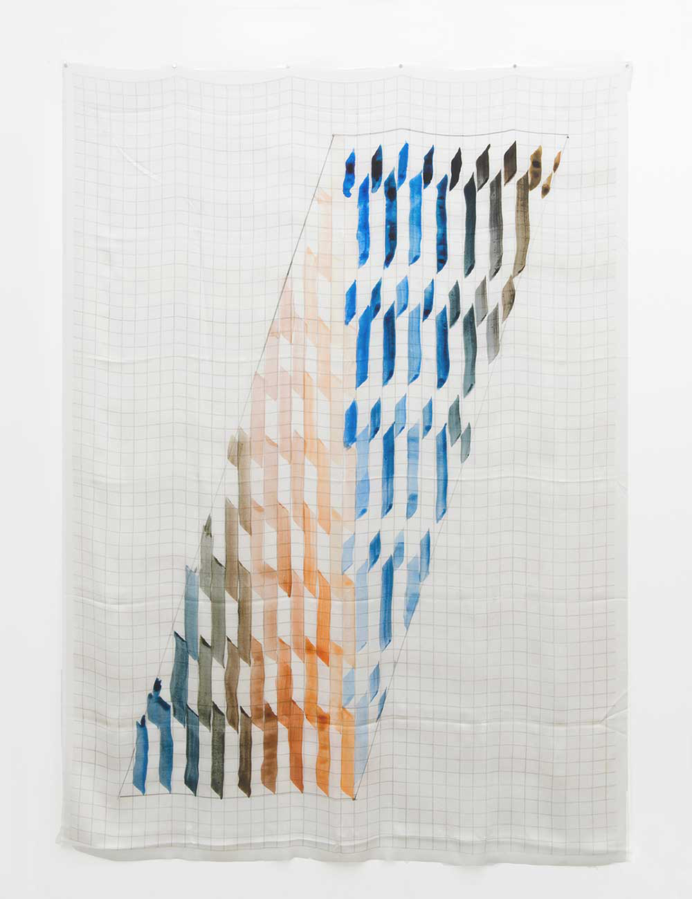 Fay Nicolson, We Exist! We have the Will! We are Producing! (Peach/Blue)