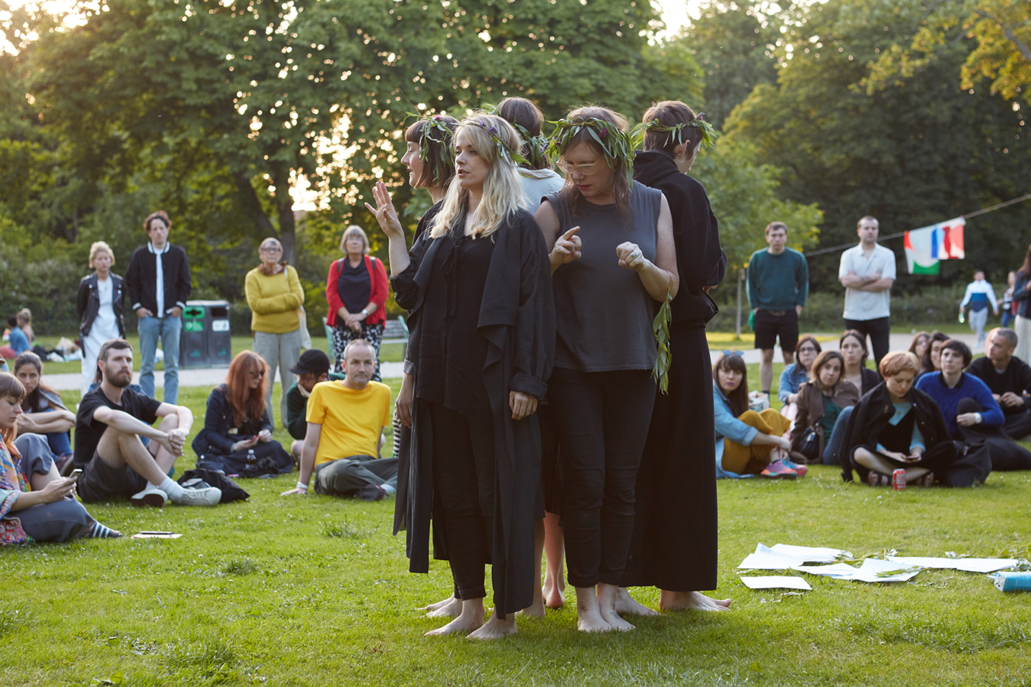 Fay Nicolson, WLelia Gone (an open rehearsal) in THIS SHALL BE FOR A BOND BETWEEN US, Art Night London, 2019